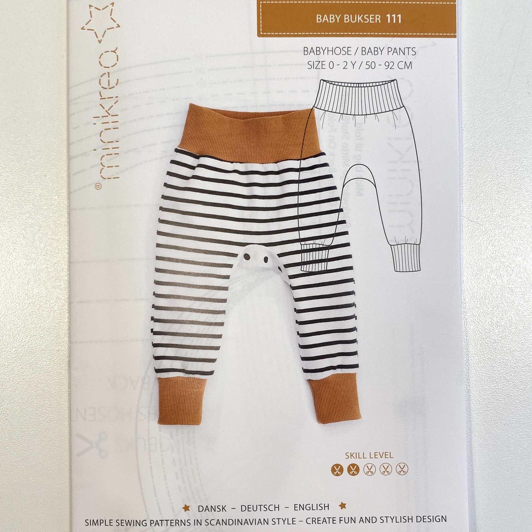 forsikring Alperne Tips Minikrea 111 - Baby bukser - RiLa Stof & Design