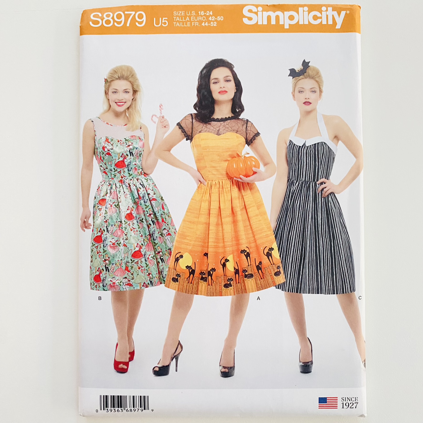 Simplicity - 3 kjoler Str. 42-50 - RiLa Stof & Design