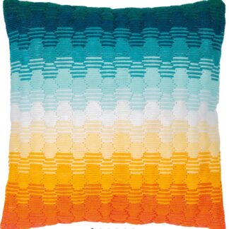 Broderi-kit: Pude, Fadede cirkler, Langsting