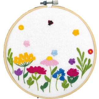 Broderi-kit: Billede, Sommer blomster
