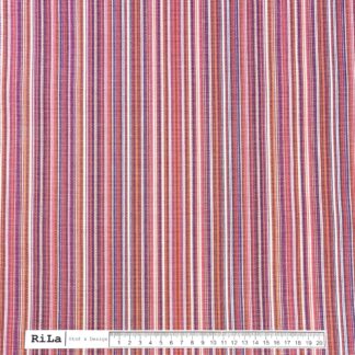 Stribet pink/hvid/lilla/orange/rød, Outdoor polyester
